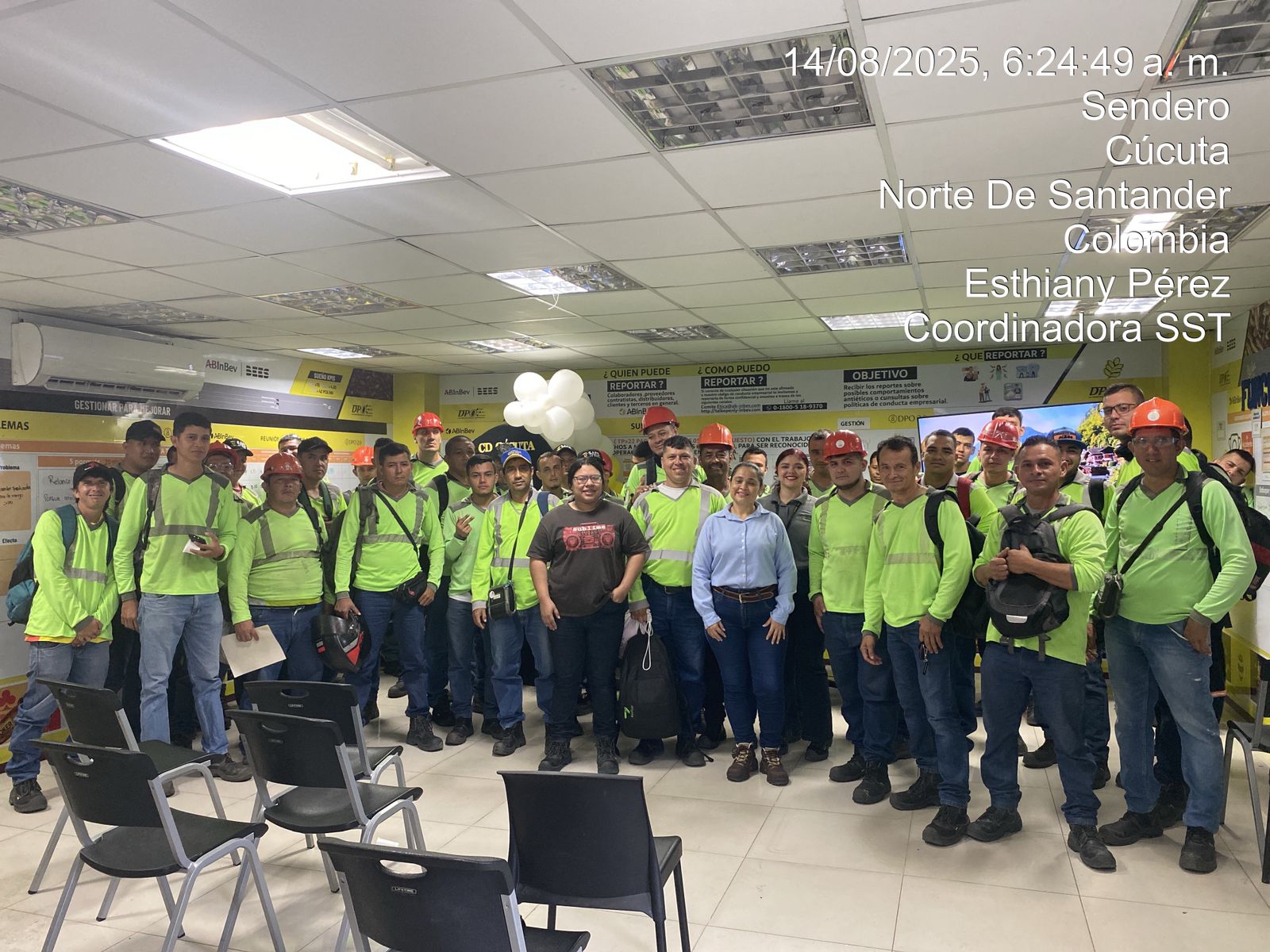 Evidencia de capacitación